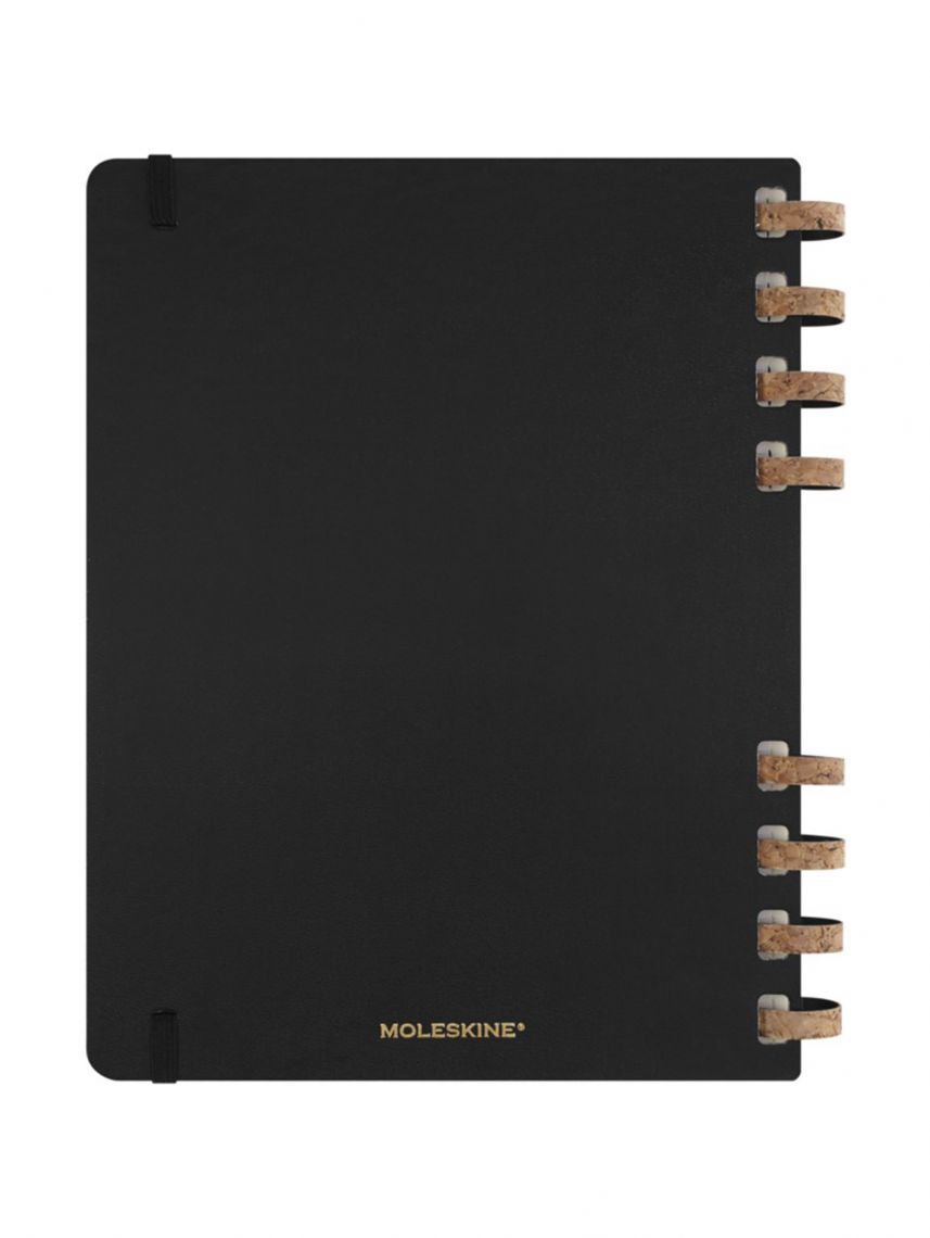 ארגונית תכנון חודשי ספירלה XL עם כריכה קשה  MOLESKINE דגם DHSPB12MWH4Y25