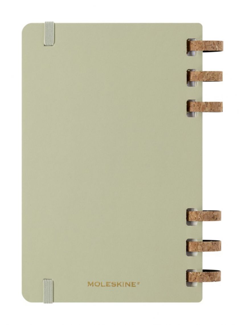ארגונית תכנון 12 חודש ספירלה L עם כריכה קשה מבית MOLESKINE דגם DHSPK5212MWH3Y25