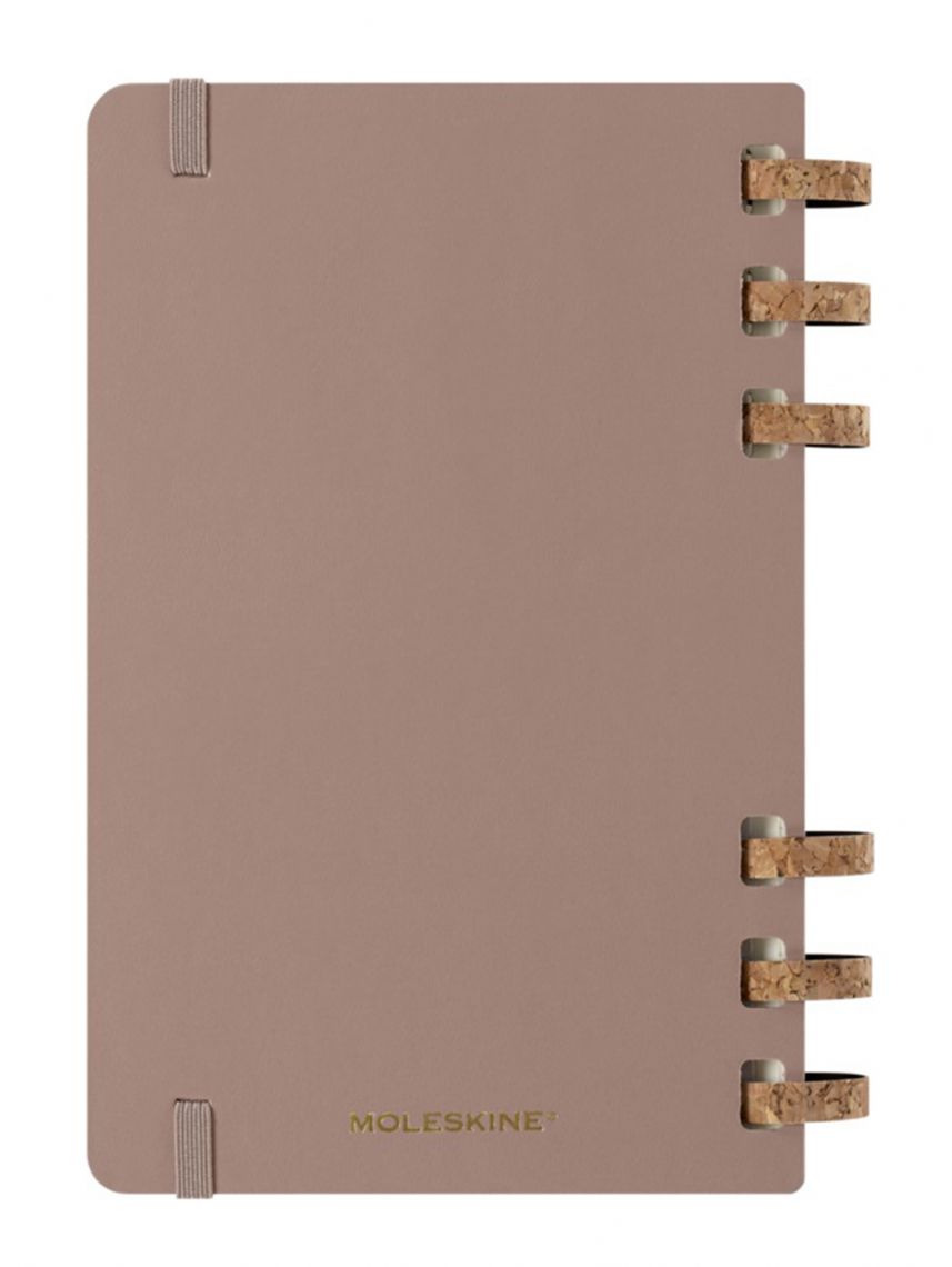 ארגונית תכנון 12 חודש ספירלה L עם כריכה קשה MOLESKINE דגם DHSPP2912MWH3Y25