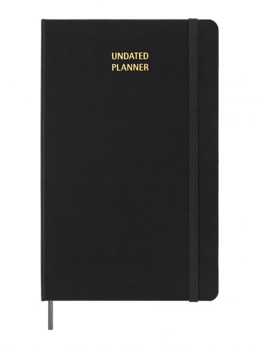 מחברת תכנון שבועי L כריכה קשה MOLESKINE דגם DHSPP2912MWH3Y25