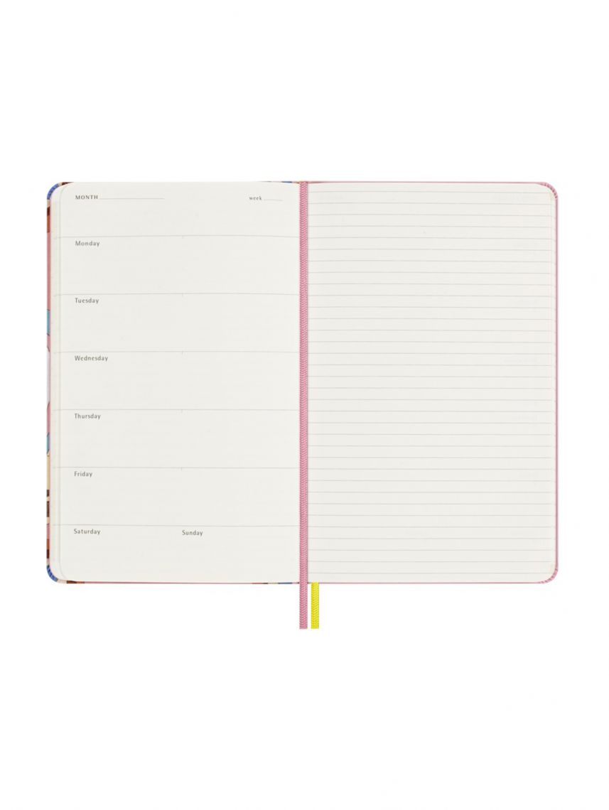 מחברת תכנון שבועי מבית MOLESKINE של האומן היפני Momoko Sakura דגם DHUNDBSU07WN3