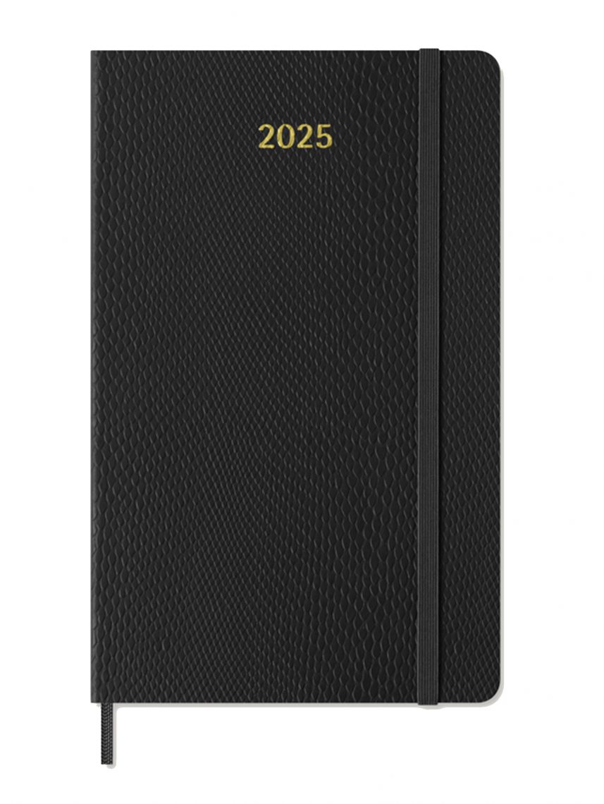 מחברת תכנון חודשי XL כריכה רכה ספירלה  MOLESKINE דגם DSSPB12AMWH3Y25