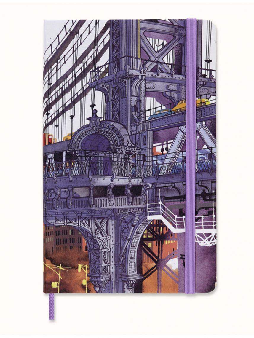 מחברת שורה כריכה קשה מבית MOLESKINE קולקציית I AM NY דגם LEQP060IAMNY