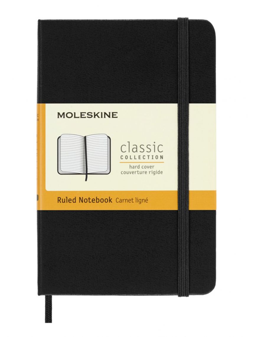 מחברת שורה כריכה קשה מבית MOLESKINE דגם MM710
