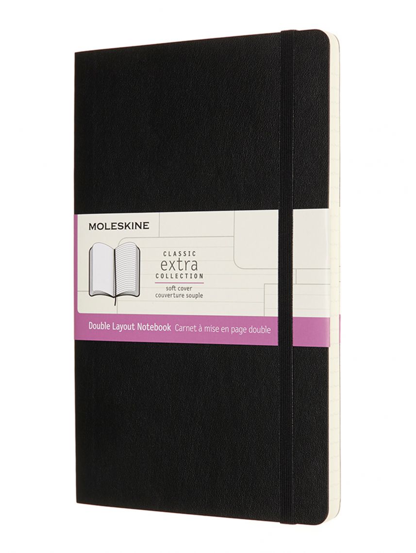 מחברת חלקה כריכה רכה מבית MOLESKINE דגם NB313SBK
