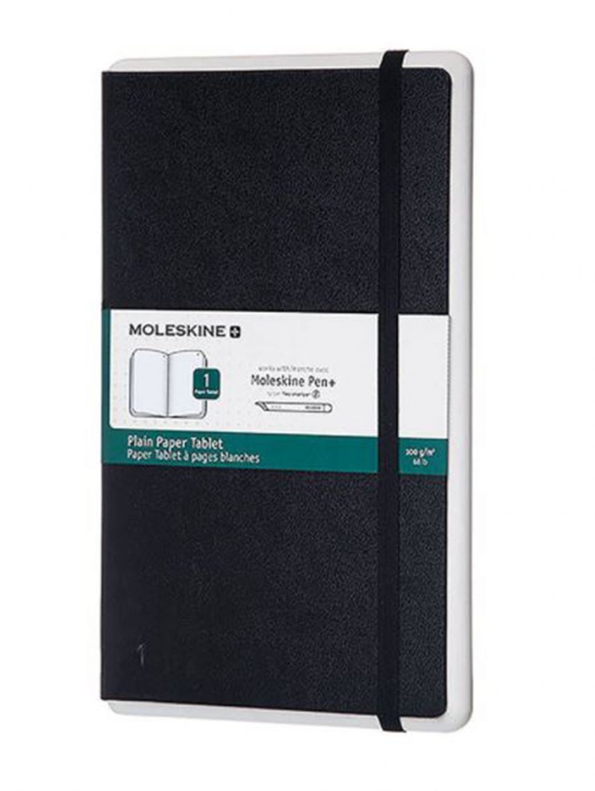 מחברת חכמה מבית Moleskine כריכה קשה דף חלק