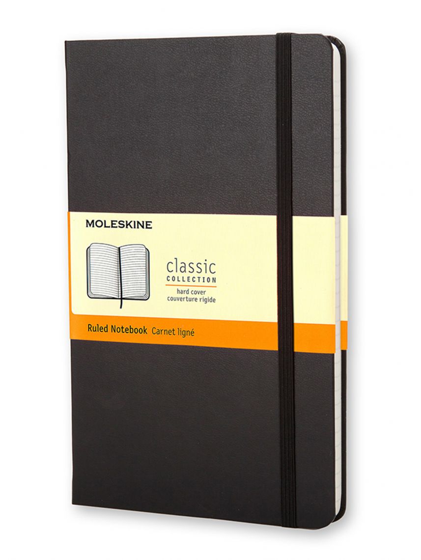מחברת שורה כריכה קשה מבית MOLESKINE דגם QP060