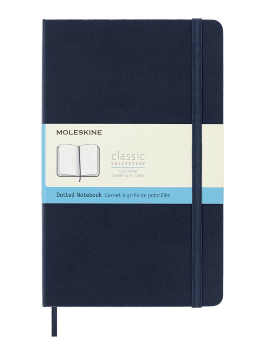 מחברת L נקודות כריכה קשה מבית MOLESKINE דגם QP066B20