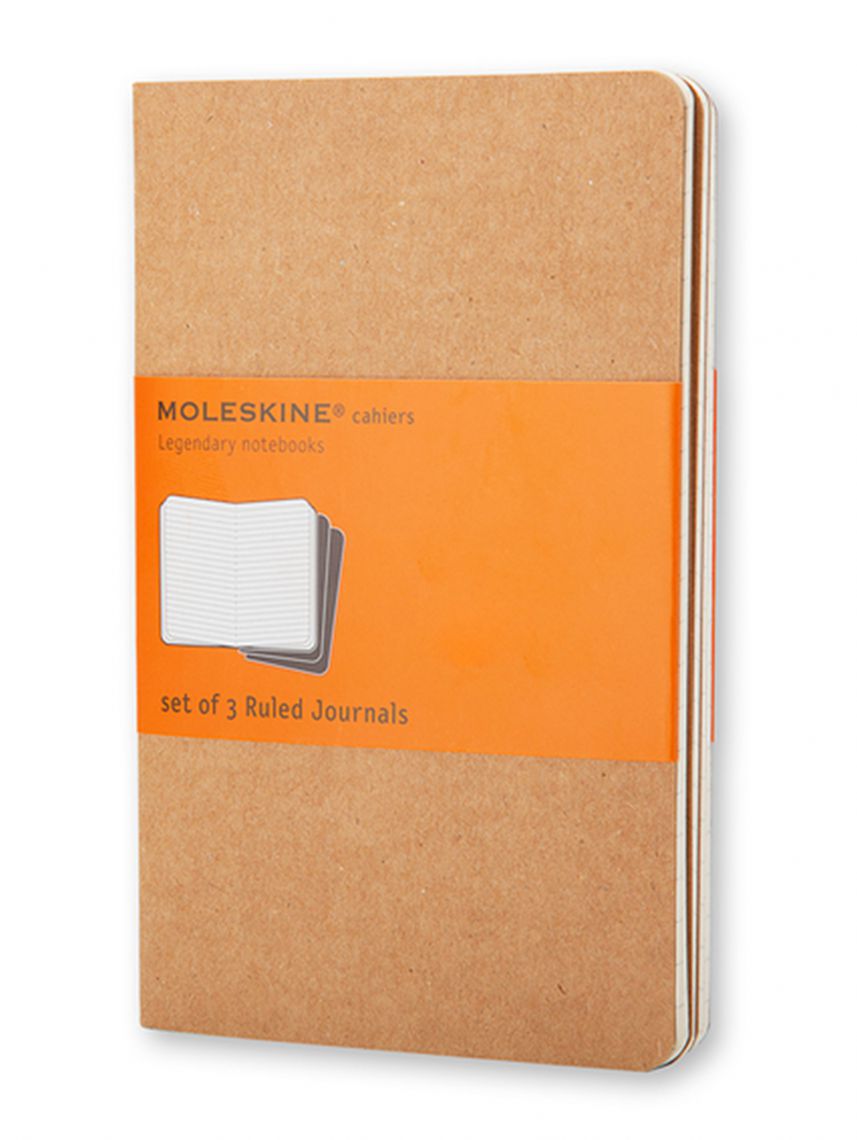 סט 3 מחברות כיס שורה כריכה רכה מבית MOLESKINE דגם QP411