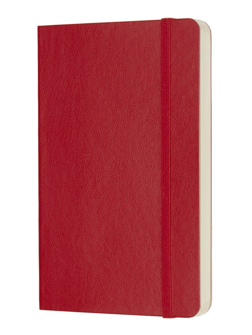 מחברת כיס חלקה כריכה רכה מבית MOLESKINE דגם QP613F2