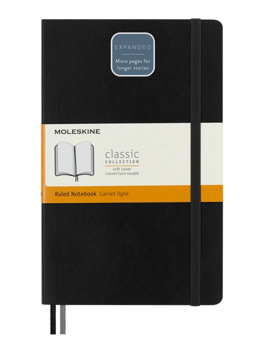 מחברת שורה כריכה רכה מבית MOLESKINE דגם QP616EXP
