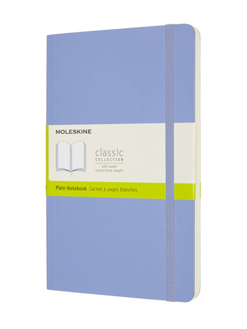 מחברת חלקה כריכה רכה מבית MOLESKINE דגם QP618B42