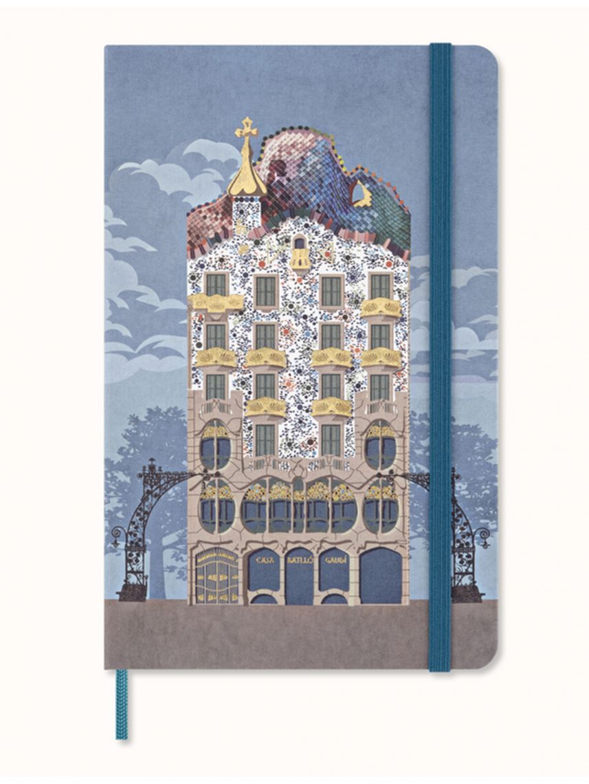 מחברת שורה L כריכה קשה מבית MOLESKINE דגם SEBOXL6865CBATLLO