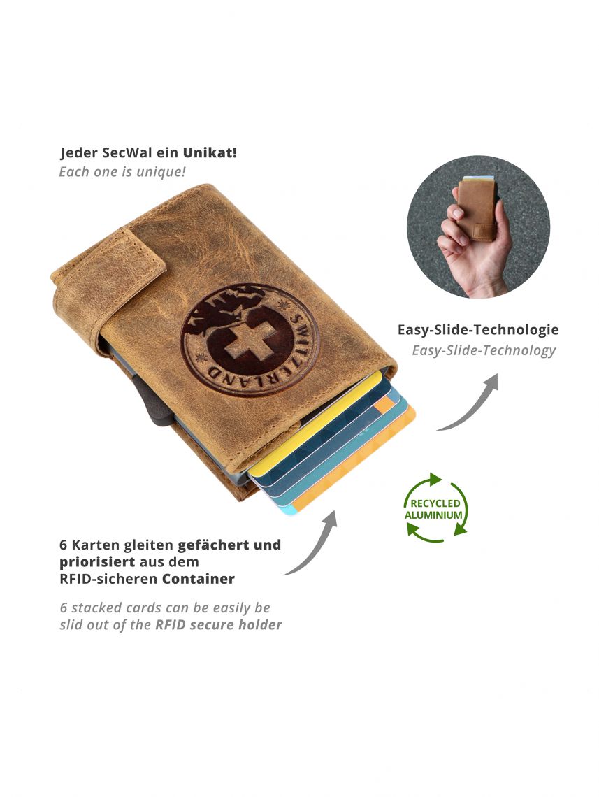 ארנק SecWal דגם SW3P6-Hunter-04