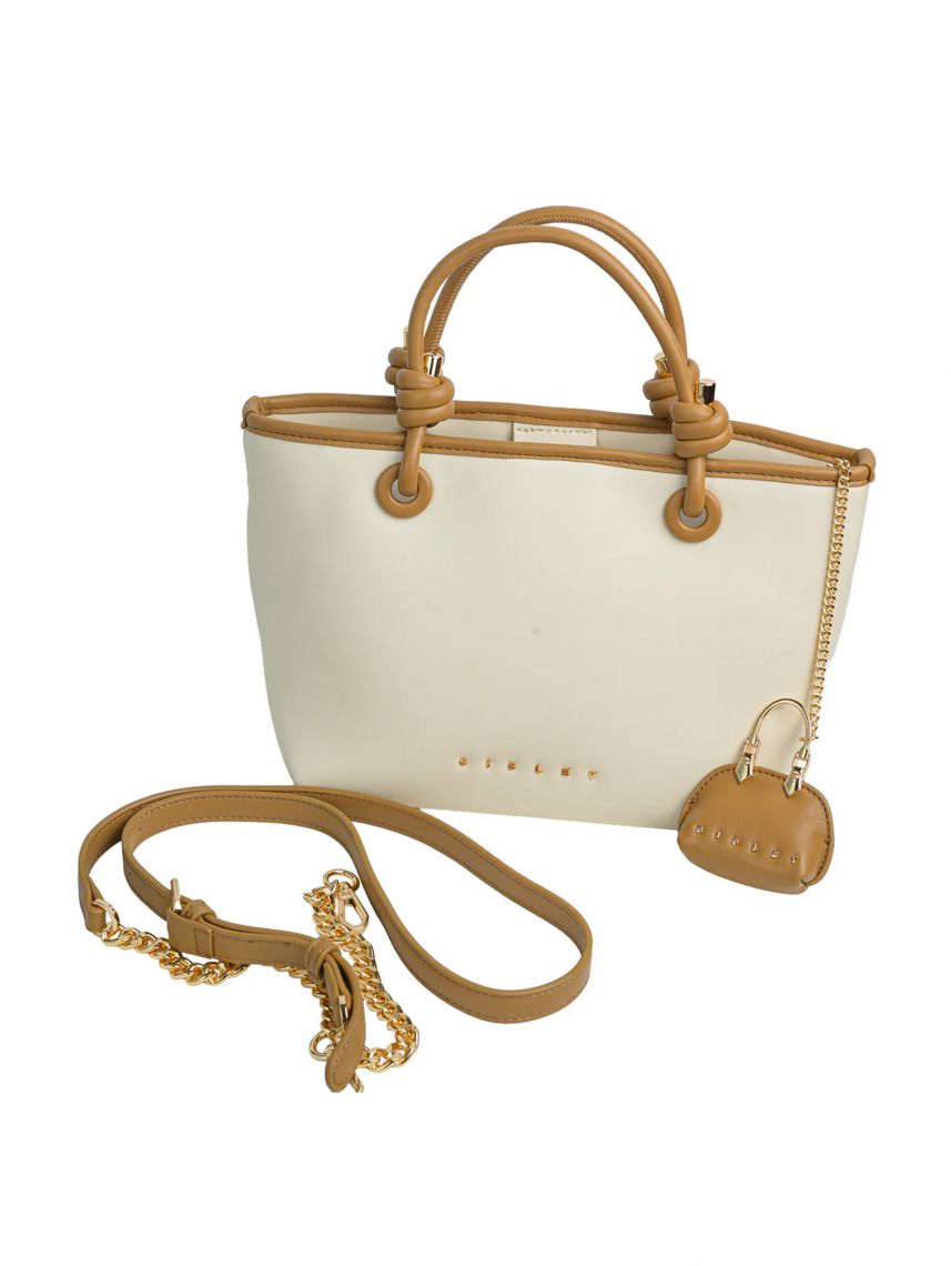 Hand Bag Beige