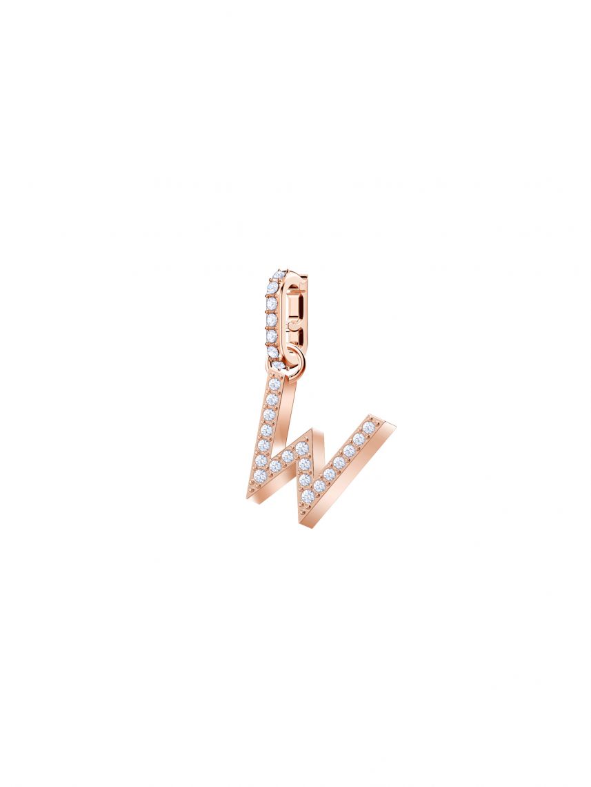 תליון מבית SWAROVSKI עם האות W קולקציית REMIX דגם 5440422