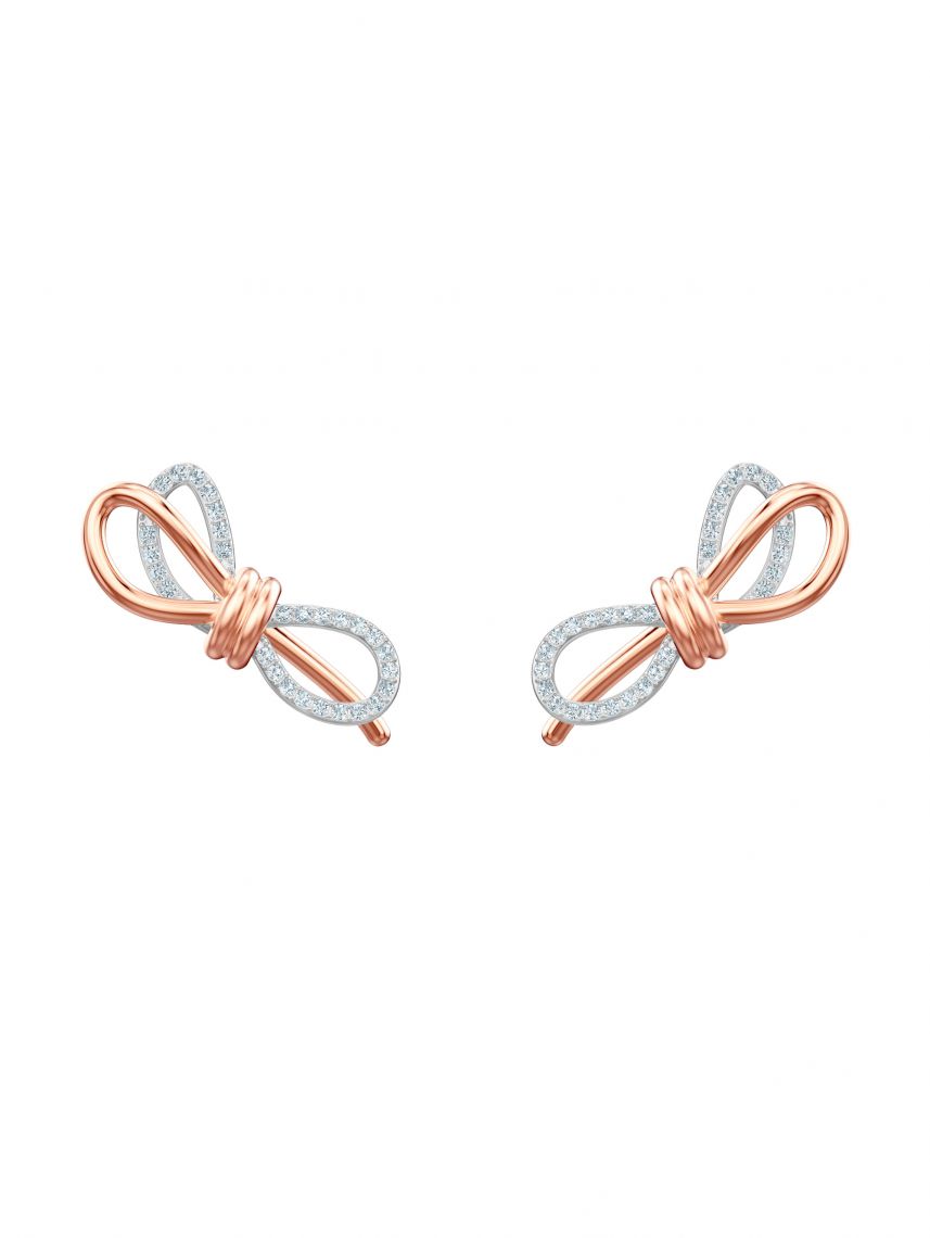 עגילים SWAROVSKI קולקציית LIFELONG BOW