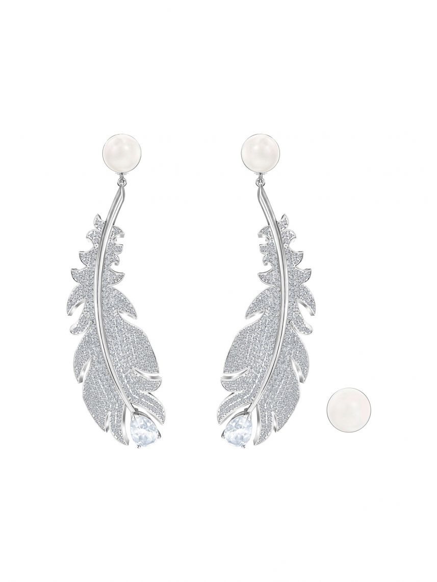 עגילים מבית SWAROVSKI קולקציית NICE דגם 5497866