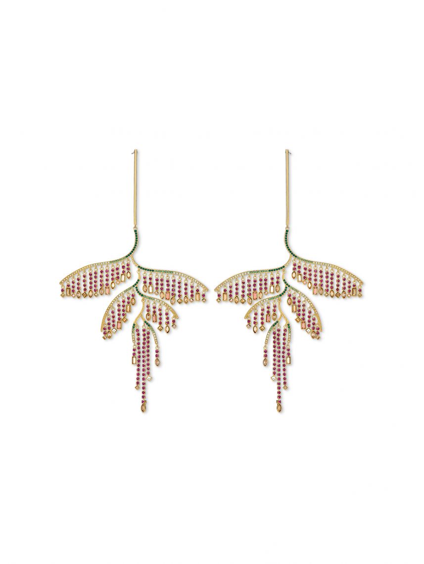 עגילים SWAROVSKI קולקציית TROPICAL דגם 5512463
