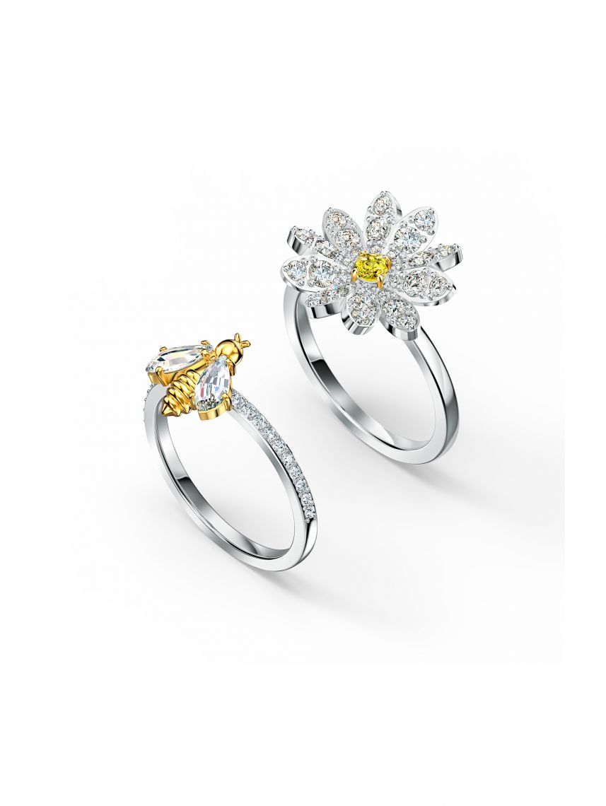 טבעות SWAROVSKI קולקציית SWA FLOWER מידה 60