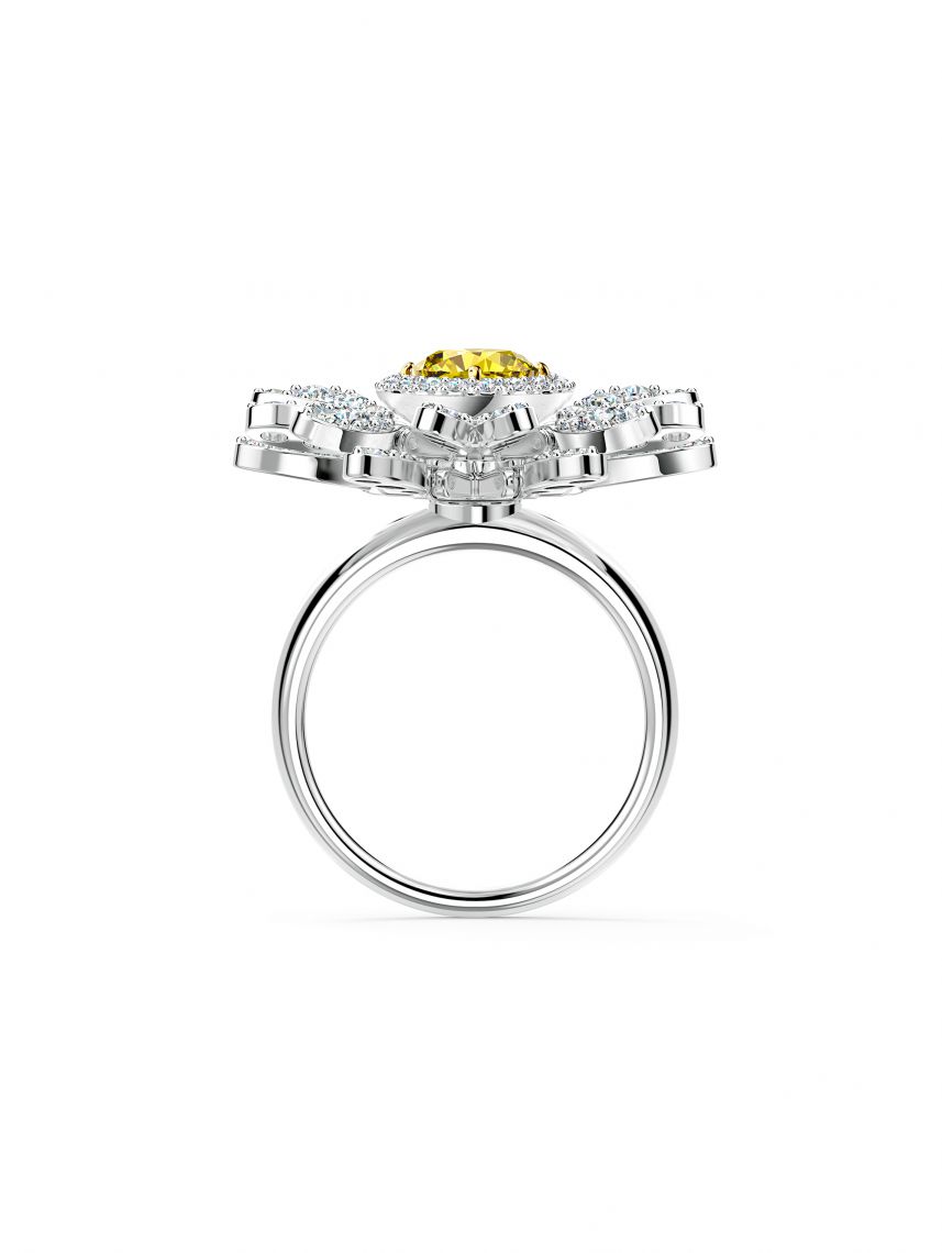 טבעת פרח SWAROVSKI קולקציית FLOWER מידה 58 דגם 5534945