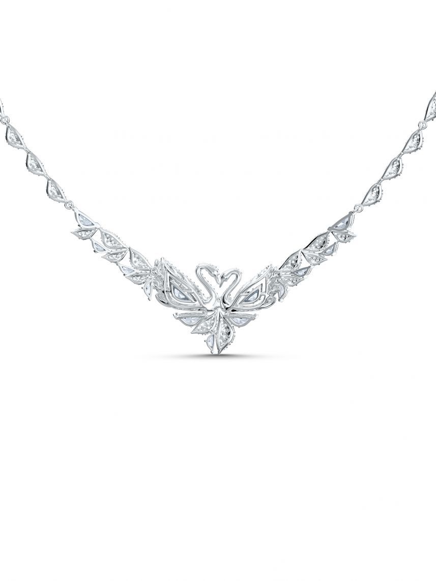שרשרת ברבור SWAROVSKI קולקציית DANCING SWAN