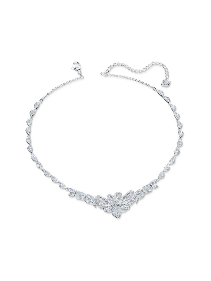 שרשרת ברבור SWAROVSKI קולקציית DANCING SWAN