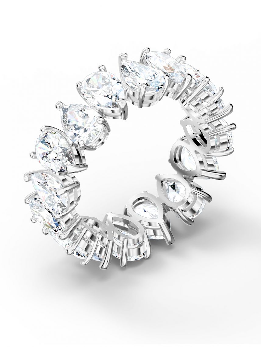 טבעת משובצת לאישה מבית SWAROVSKI קולקציית VITTORE מידה 52 דגם 5572825