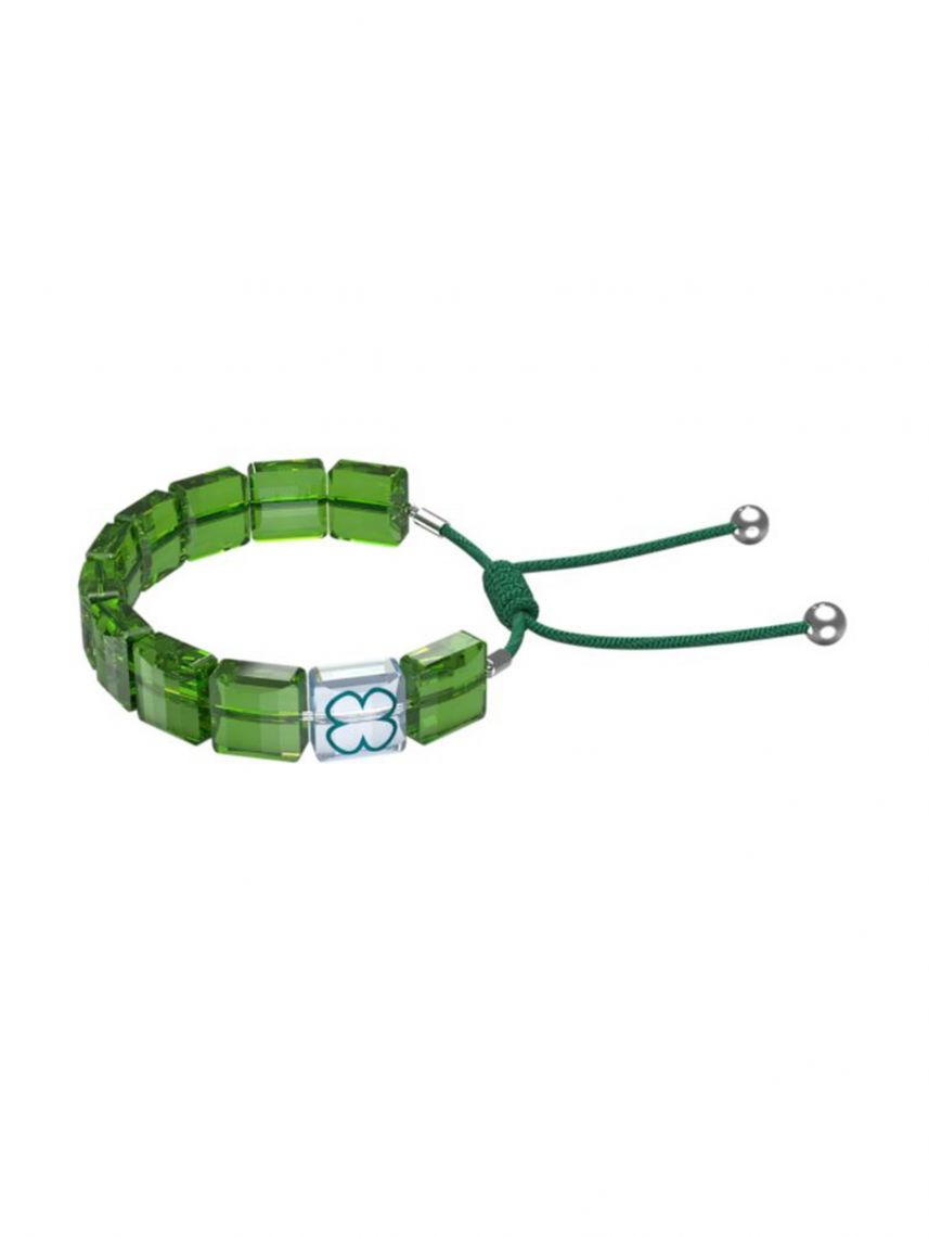 צמיד מבית SWAROVSKI קולקציית LETRA בצבע ירוק דגם 5614970