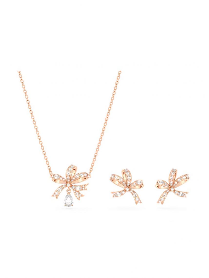 סט שרשרת ועגילים מבית SWAROVSKI קולקציית VOLTA דגם 5661680