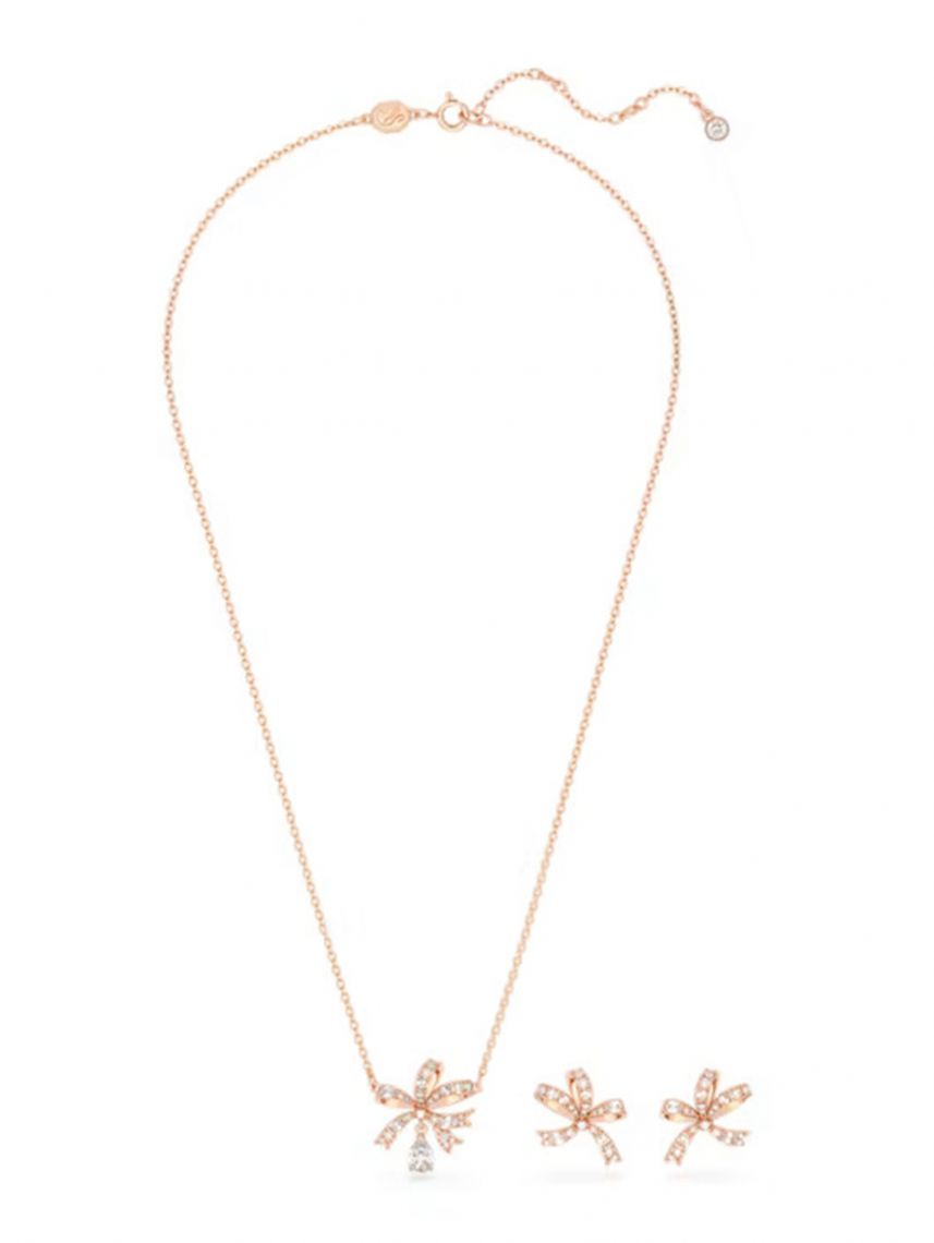 סט שרשרת ועגילים מבית SWAROVSKI קולקציית VOLTA דגם 5661680