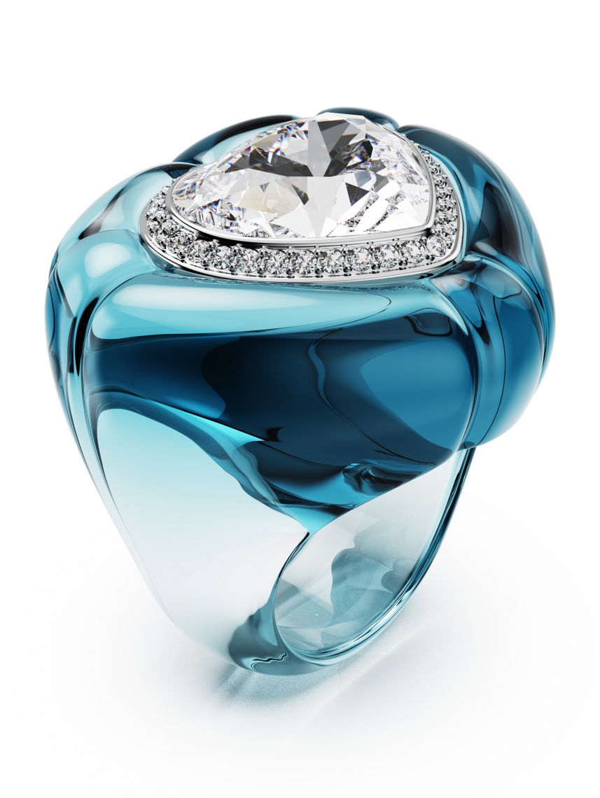 טבעת לאישה מבית SWAROVSKI קולקציית Dulcis דגם 5709967