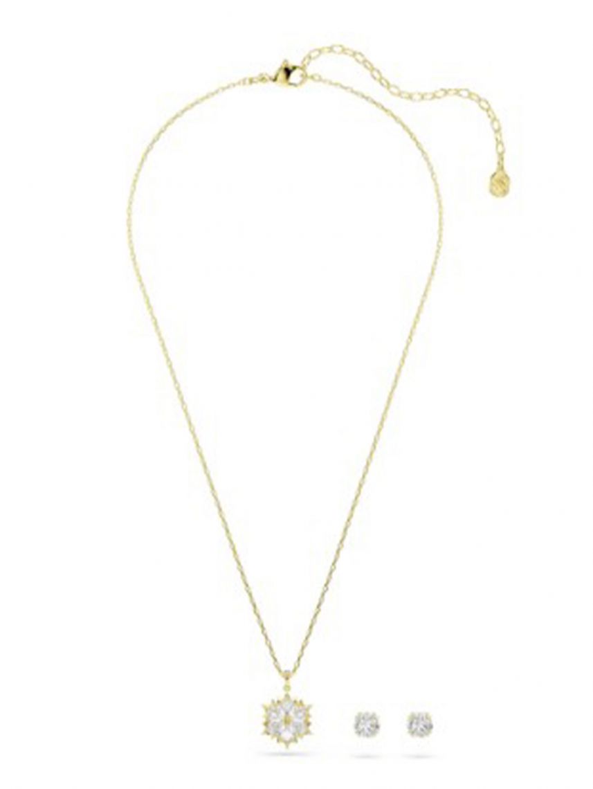 סט שרשרת ועגילים מבית SWAROVSKI קולקציית MAGIC  דגם 5758002