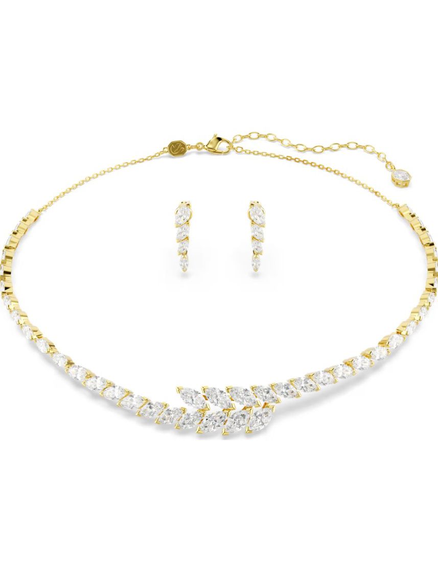 סט שרשרת ועגילים מבית SWAROVSKI קולקציית Mesmera דגם 5764868