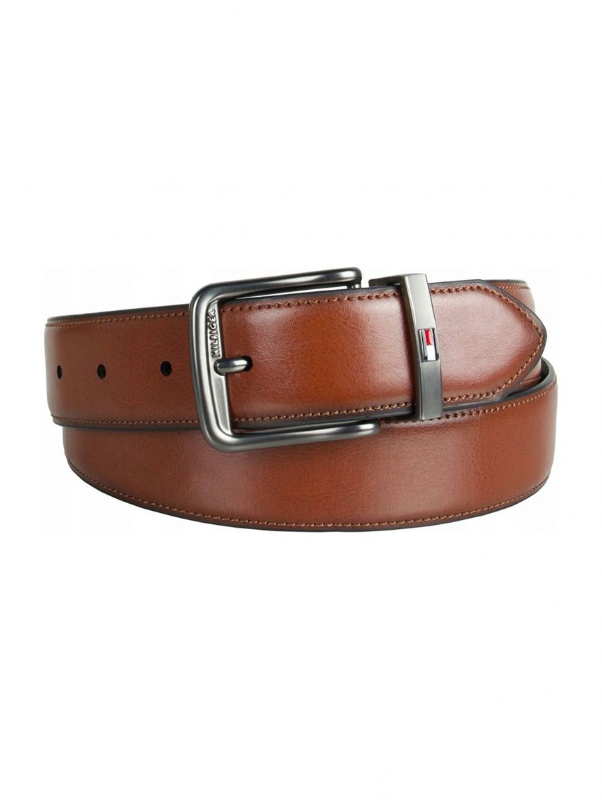 חגורת עור 2 צדדים  TOMMY HILFIGER דגם 11TL01XZ33-090