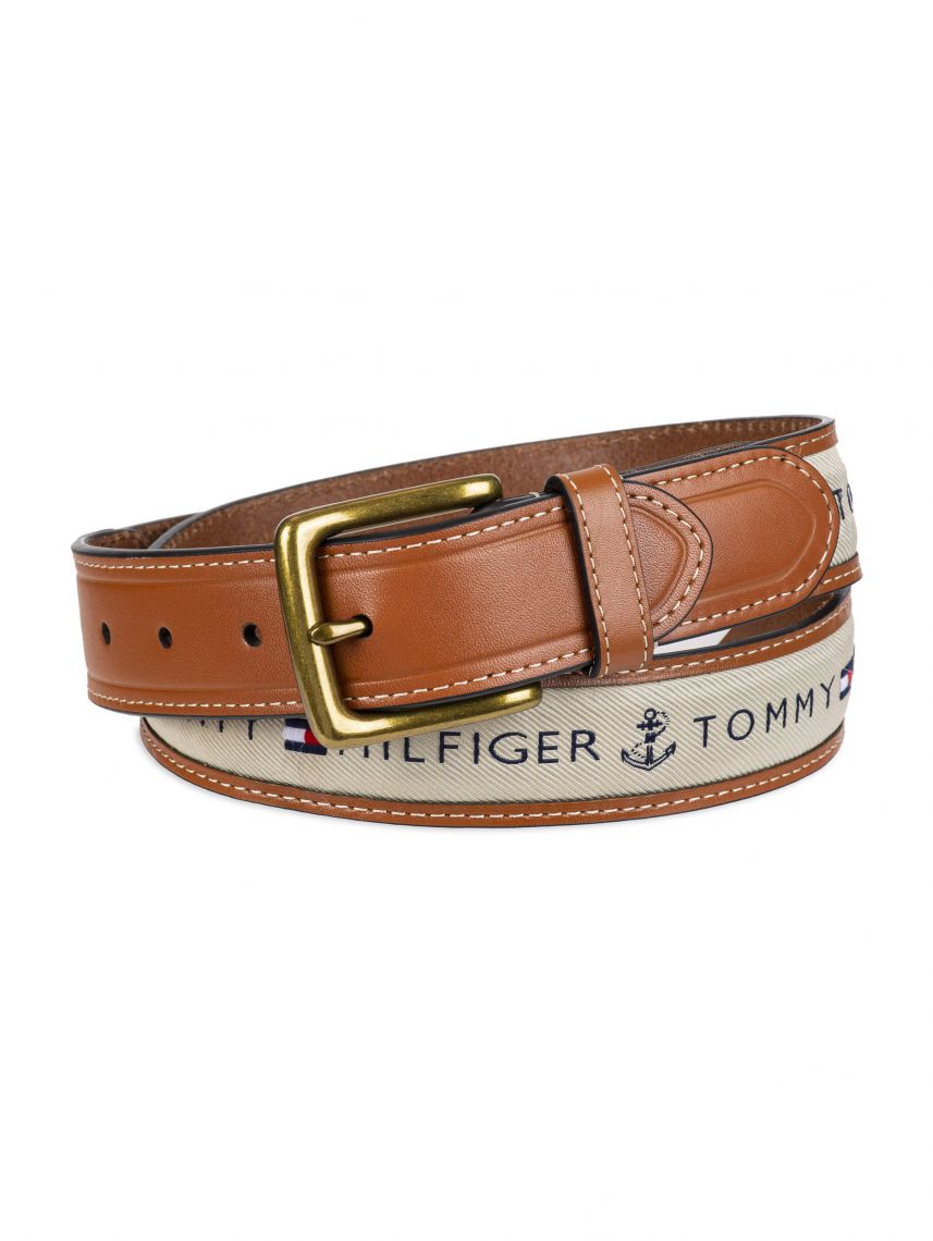 חגורת עור TOMMY HILFIGER דגם 11TL02X032-001