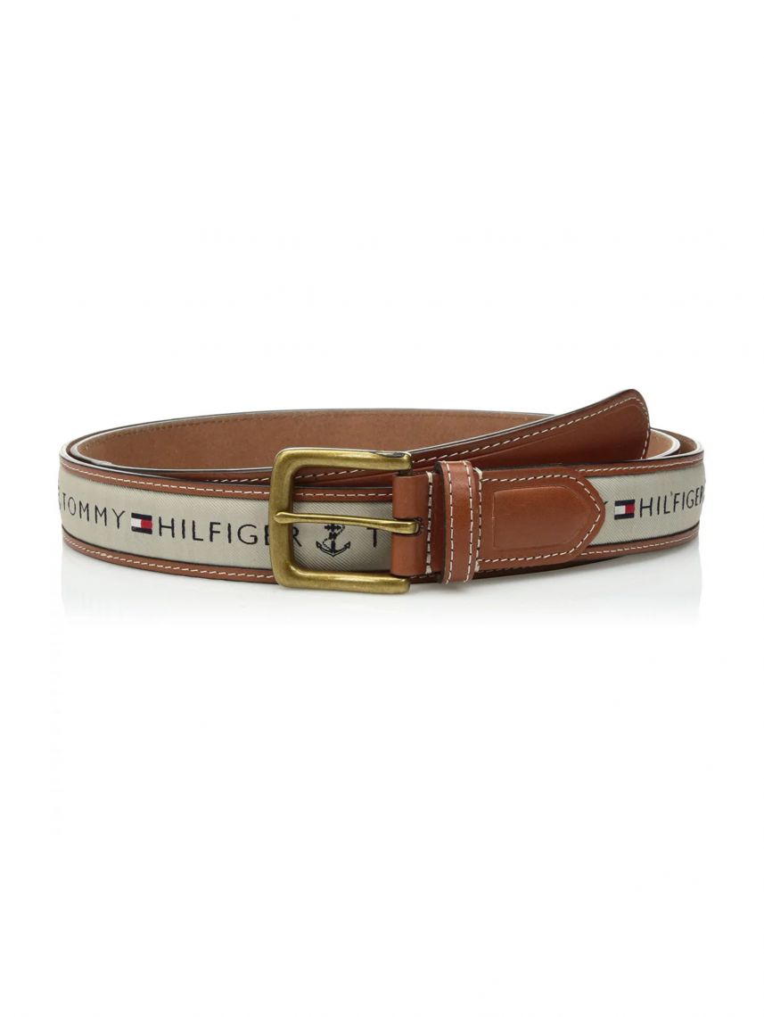 חגורת עור TOMMY HILFIGER דגם 11TL02X032-001