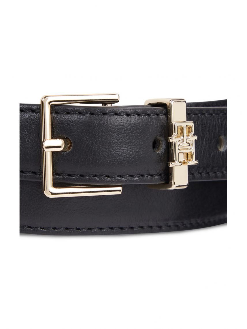 חגורת עור לאישה מבית Tommy Hilfiger דגם AW0AW16024-BDS
