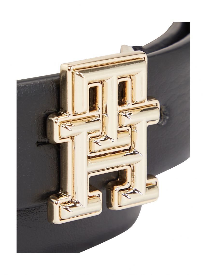 חגורת עור לאישה מבית Tommy Hilfiger דגם AW0AW16028-BDS