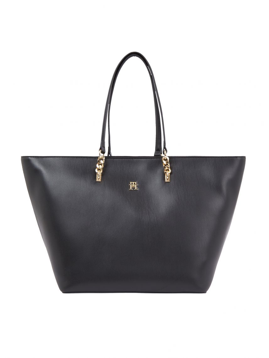 תיק דמוי עור לאישה מבית Tommy Hilfiger דגם AW0AW16112-BDS