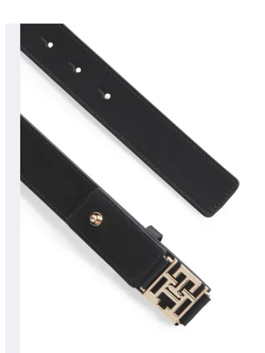 חגורת עור TOMMY HILFIGER דגם AW0AW16353-BDS-80