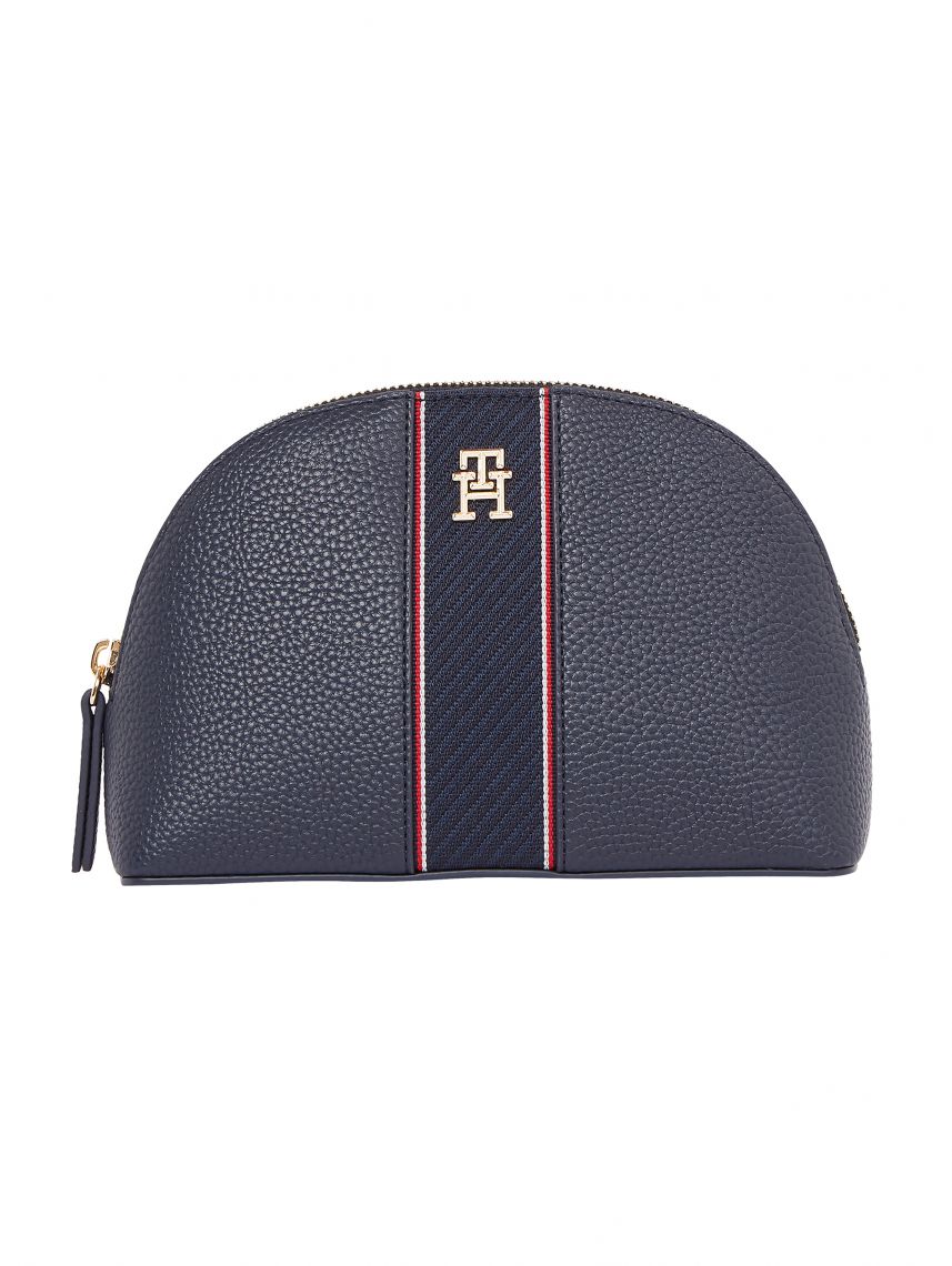 תיק רחצה דמוי עור מבית Tommy Hilfiger דגם AW0AW16926-DW6