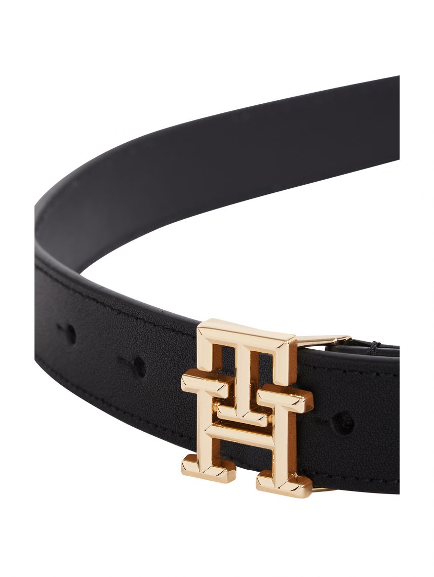 חגורת עור לאישה מבית Tommy Hilfiger  דגם AW0AW17248-BDS