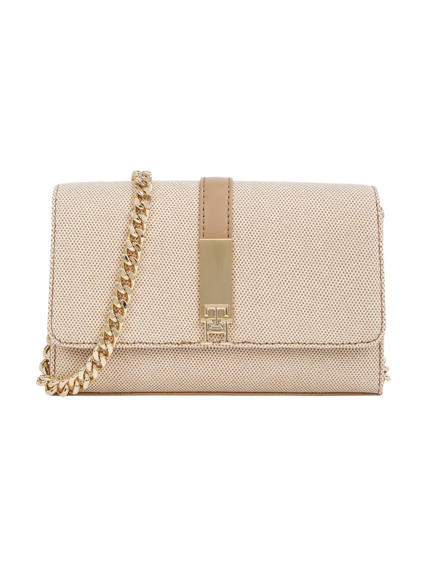 תיק דמוי עור לאישה מבית Tommy Hilfiger  דגם AW0AW17621-0I1