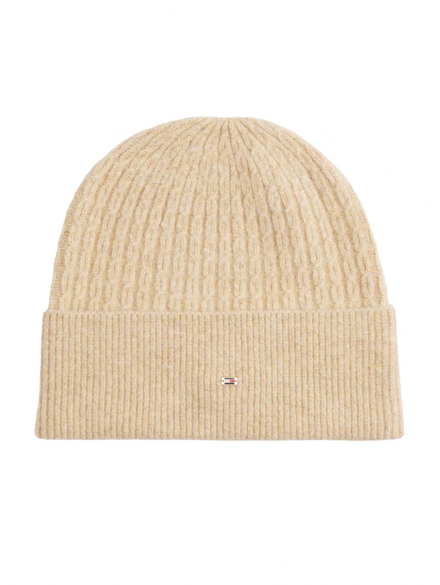 TH CABLE ENAMEL FLAG BEANIE