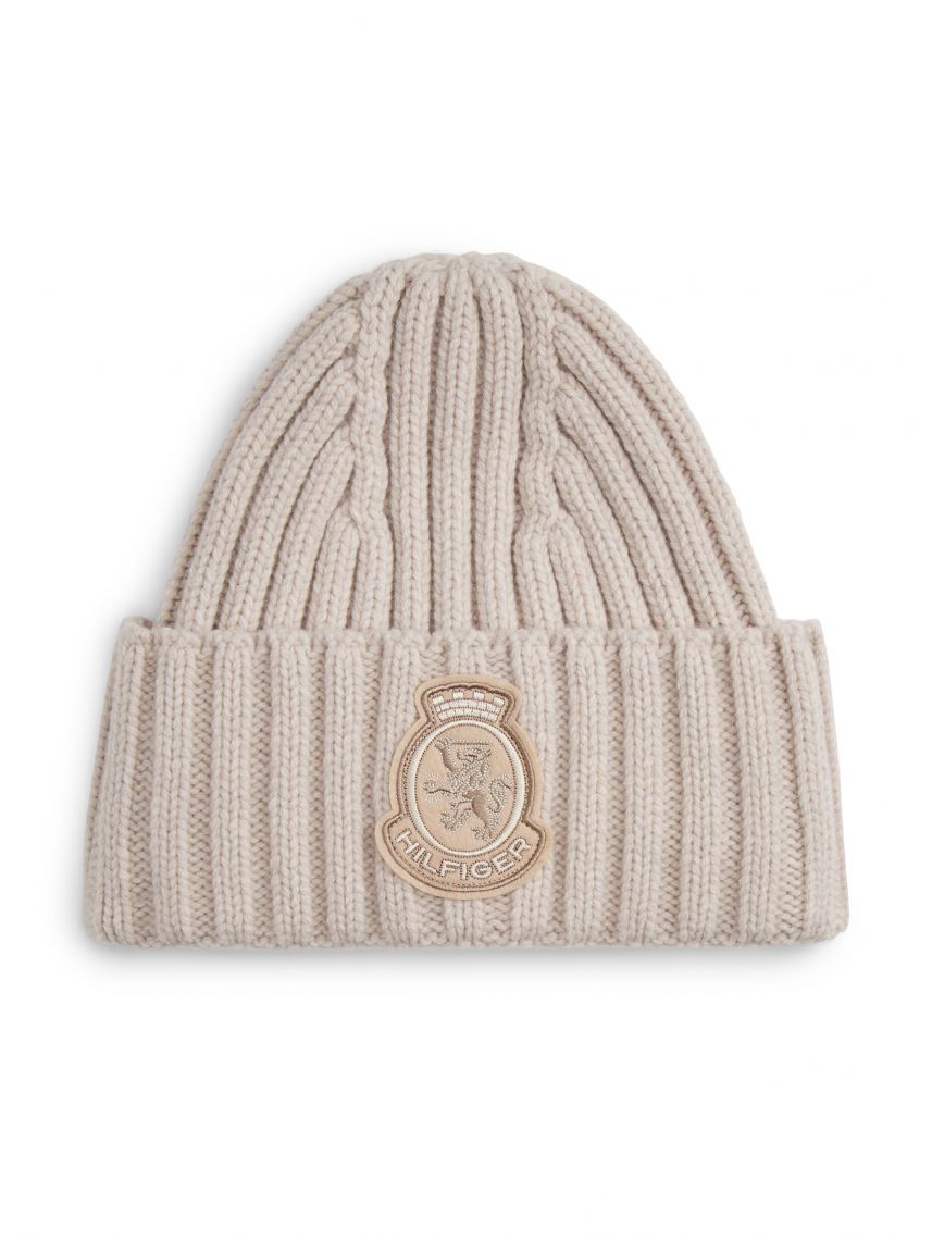 TH CREST FLUFFY BEANIE