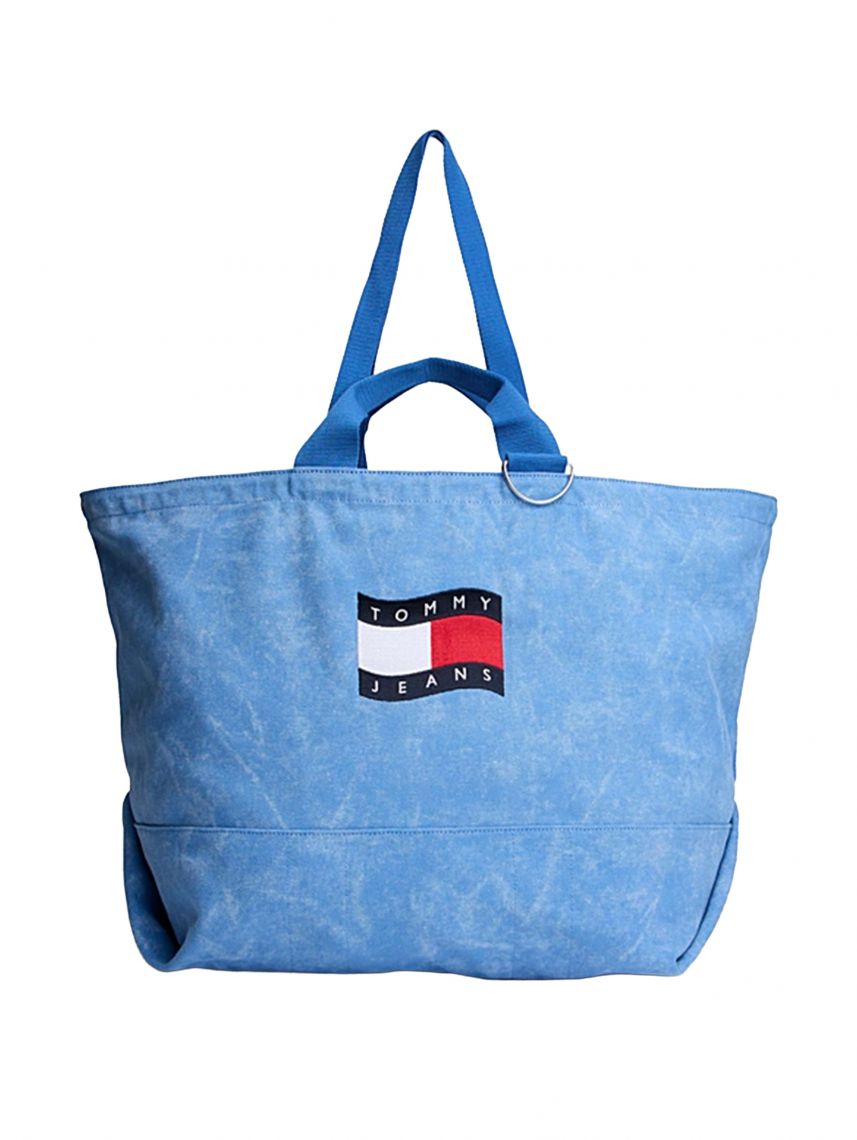 תיק בד מבית TOMMY דגם TOM-AW0AW18466-C4F