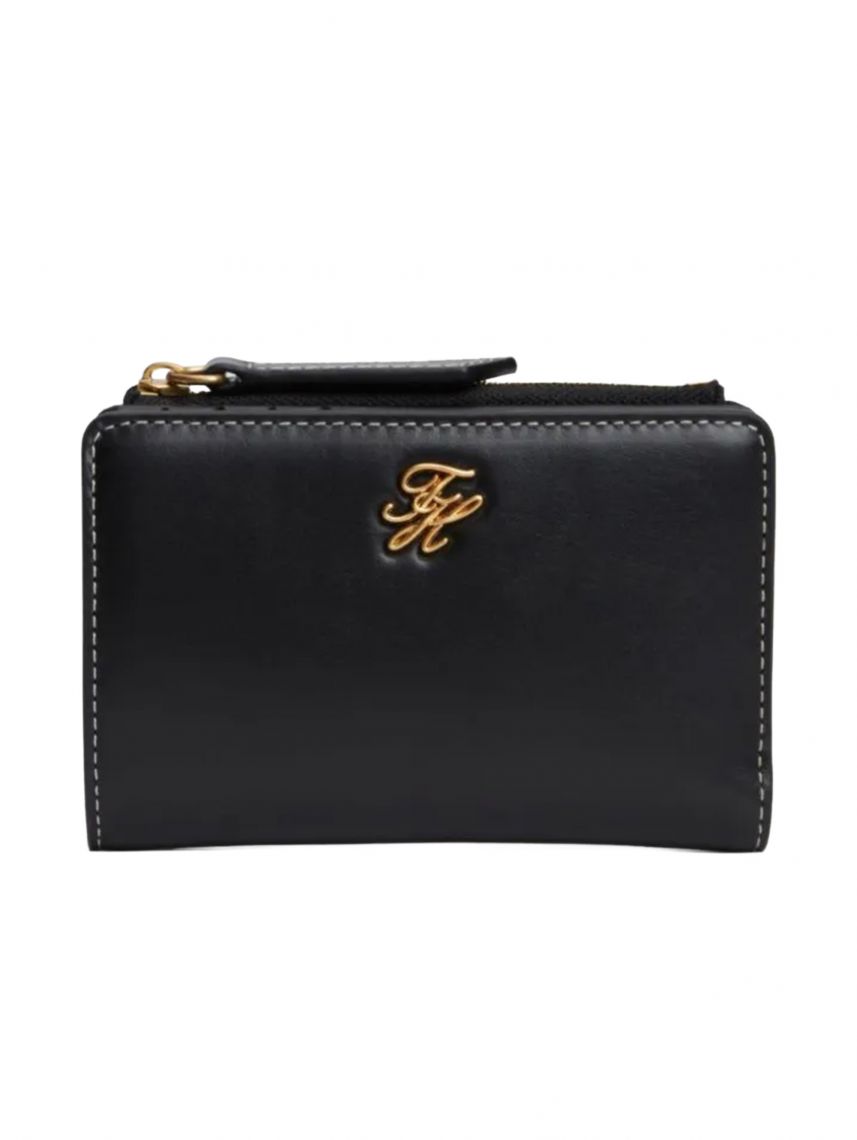 TH SCRIPT LEATHER BIFOLD