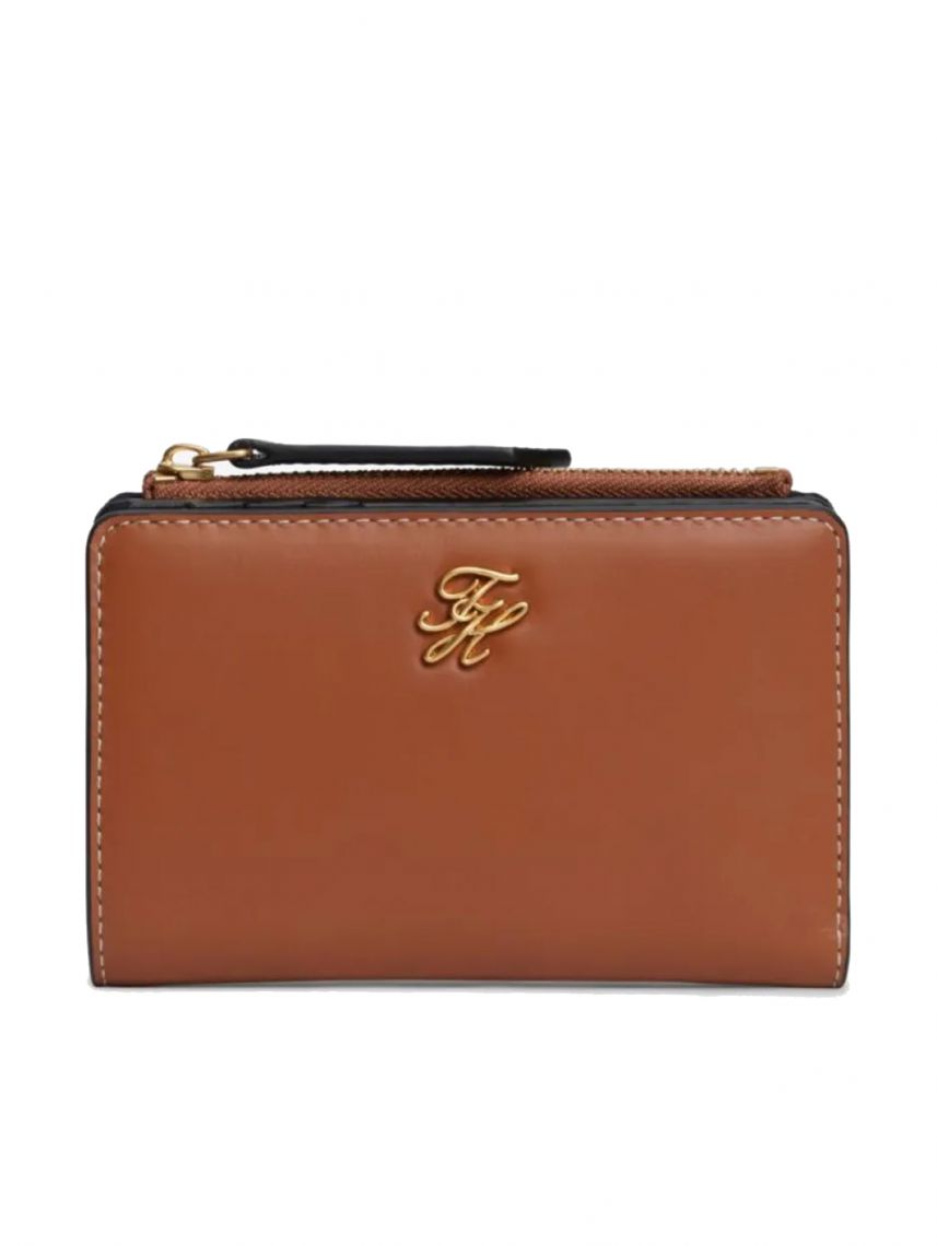 TH SCRIPT LEATHER BIFOLD