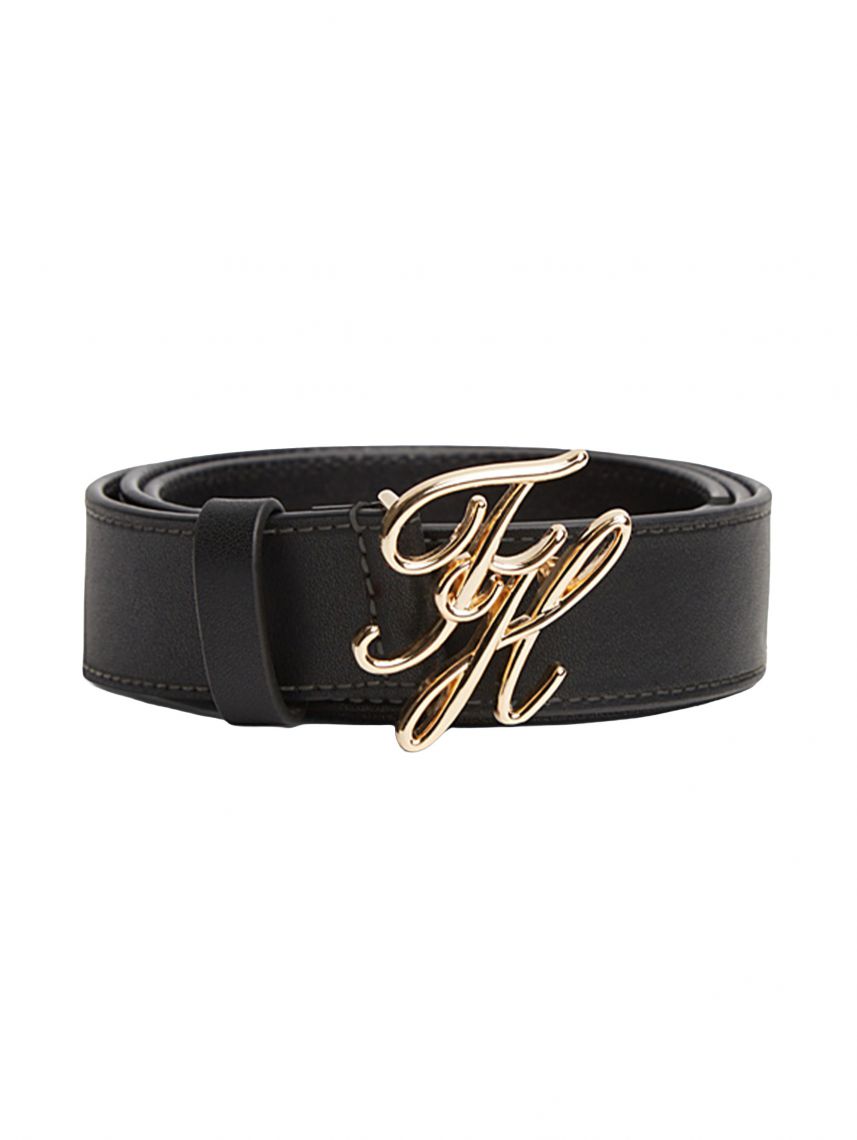 חגורה דמוי עור מבית TOMMY דגם TOM-AW0AW18568-BDS-75